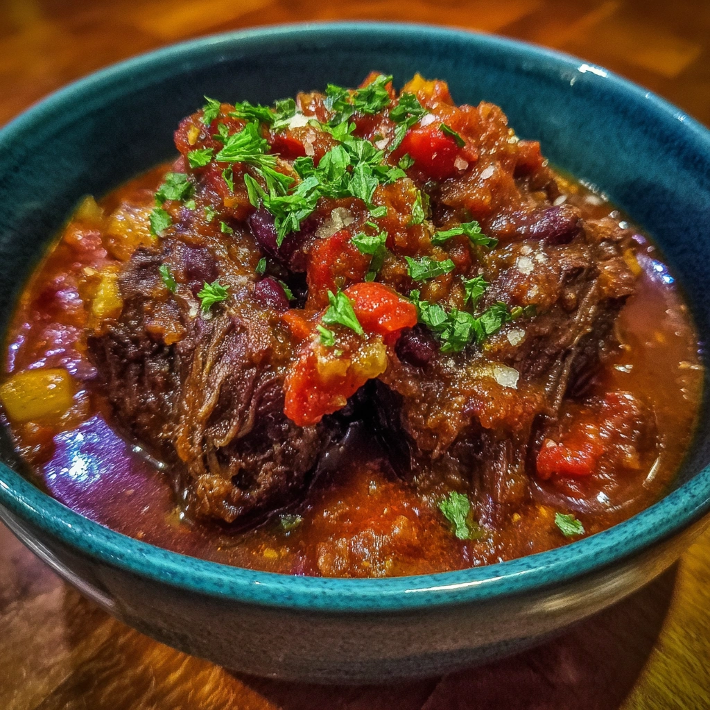 Award Winning Short Rib and Chorizo Chili