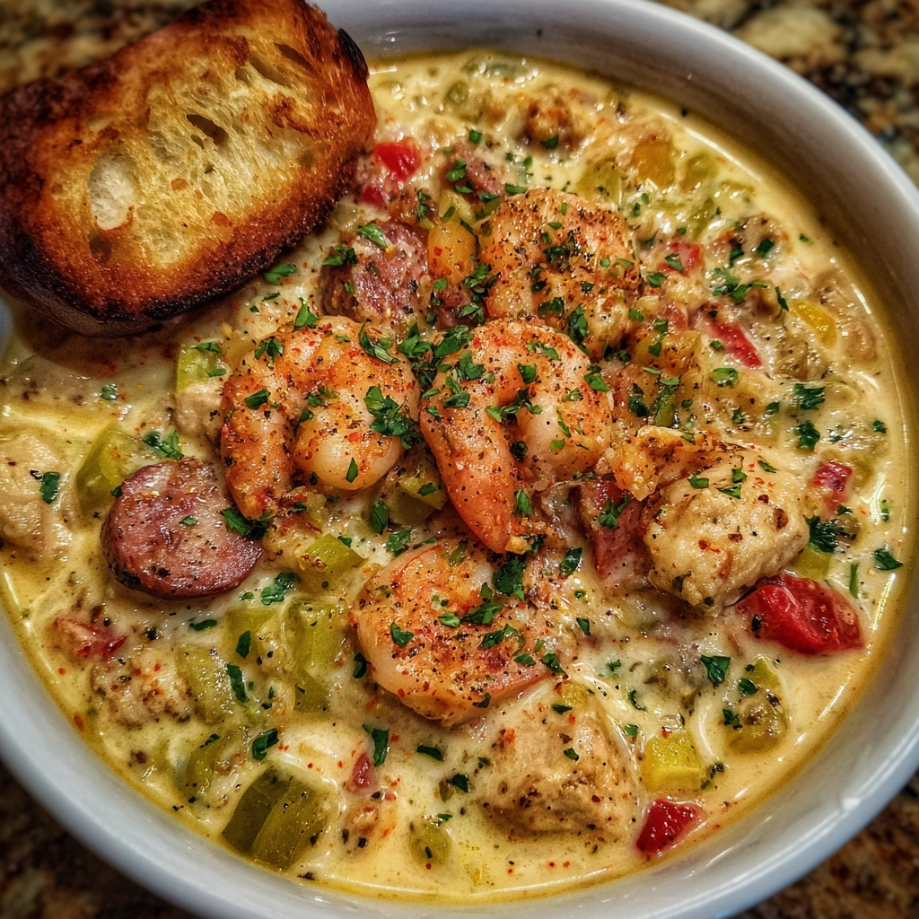 Cajun White Chicken Chili