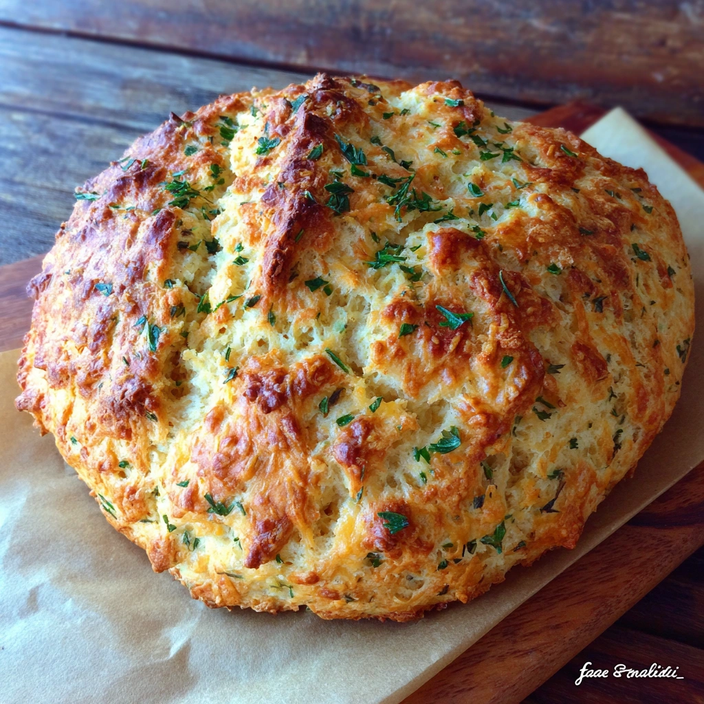 Cheddar and Herb Soda Bread